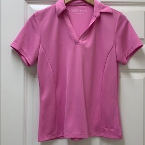 Lady Hagen Golf Shirt. Pink Size M